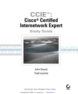 Cover of [ebook] Networking - CCIE Cisco Certified Internetwork Expert.pdf